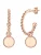 Glanzstücke München Oorbellen  rose-goud