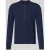 MCNEAL Regular fit gebreid jack van pure wol met geborduurd logo