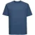 Russell Heren Klassiek Ringspun Katoen T-Shirt (Indigoblauw)