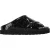 Ganni Croc-effect Slippers in Zwart Patent Kalfsleer