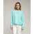 Sweatshirt met de tekst ‘iconic’ in neonkleur op de voorkant en de rug.