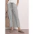 Street One Dames Wide Legs broek in een Loose Fit van linnen in Zwart