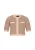 faina Gebreid vest  beige / donkerbeige