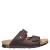 Panama Jack Saulo leren slippers donkerbruin