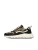 Posh by Poelman CHARLIE Dames Sneakers – Zwart met dierenprint