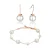 Damesarmband en oorbellen Isabella Ford Linda Pearl