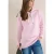 Cecil Dames Lange hoodie in Roze