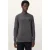 AllSaints Lver Merino Ls Polo Monument Grey
