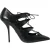 Dolce & Gabbana Zwarte Python Leren Mary Jane Pumps Schoenen