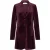 Helena Hart 7624 blazer tuxy velour burgundy