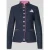 WHITE LABEL slim fit blazer van linnen-katoenmix