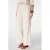 MS Mode wide leg high waist gestreepte broek ecru