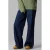 LMTD NLFBIRM low wide leg jeans – donkerblauw