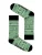 GREENBOMB Sokken ‘Bike Triple Stripes’  geel / lichtgroen / zwart