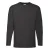 Fruit of the Loom Heren Valueweight T-shirt met lange mouwen (Zwart)