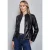 Street One Dames Kort jack in lederlook in Zwart