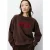 Grace & Mila sweater met tekst – bruin/rood
