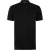 Boss Heren Pl Unity Pariq poloshirt met kwartritssluiting, normale pasvorm (Zwart)