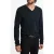 John Varvatos Bandera Regular Fit V Neck Navy