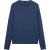 Ted Baker Heren Linnen Mix Crew Hals Trui (Midden marine)