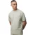 Groen Genti t-shirt effen met ronde hals