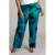 Colletta straight high waist casual broek blauw