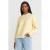 Dames Effen Crew Neck Geribbeld Trui