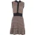 Missoni mini-jurk met knoopjes en patroon in veelkleurig katoen