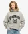 Athletic Flock Sweatshirt met Relaxte Pasvorm Grijs