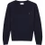 Farah Katoenen sweater met logo voor heren (Echte marine)