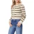 Scotch & Soda Sweater Oatmeal Heather/ Military Olive Stripe