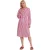 River Woods Pink/white Striped Loose Dress