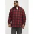 JACK & JONES PLUS SIZE geruit regular fit overhemd JJEGINGHAM Plus Size brick red
