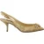 Dolce & Gabbana Gouden Kristal Slingback Pumps Hakken Schoenen