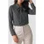 The Kooples Long-sleeved Shirt With A Valanced Cardigan Black White