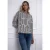 Street One Dames Gedessineerd shirt met capuchon in Blauw