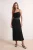 TRENDYOLMİLLA Dames Zwart Effen Maxi Mouwloos Zeemeermin Avond & Gala Jurk