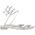 Rene Caovilla Cleo Platte Spiraal Sandalen in Zilver Leer