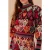 FARM Rio Hearts Ikat Black Knit Sweater