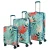 TRAVELITE Kofferset  crème / turquoise / rood / zwart