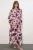 Floral Maxi Jurk Met Mandarijnkragen
