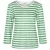Shirt ronde hals Van Peter Hahn groen
