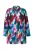 Ulla Popken Blouse  blauw / turquoise / bessen / rosa