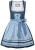 STOCKERPOINT Dirndl ‘Harper’  blauw
