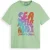 Scotch & Soda Front Artwork T-shirt Washed Neon Lime