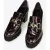 Wittchen Dames Patent Leather Pumps Croco met Gesp Burgundy Patent Leather