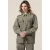 Oltre Oversized Shirt With AppliquÉs Military Green