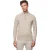 Gentiluomo trui met rits en knopen beige normale fit