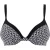 Femilet Sw Bra Tshirt Plunge Black / White