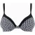 Femilet Sw Bra Tshirt Plunge Black / White